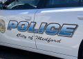 Medford Police Department responds to a bear sighting on Pinecroft Avenue