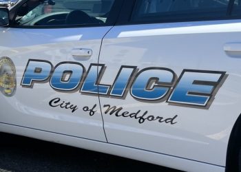 Medford Police Department responds to a bear sighting on Pinecroft Avenue