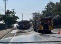 Fire crews responded to a structure fire near the Rogue Valley Country Club