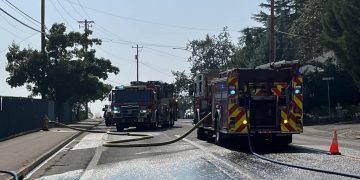 Fire crews responded to a structure fire near the Rogue Valley Country Club