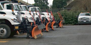 The National Weather Service has advised the Portland Bureau of Transportation to expect the potential for brief snow or hail storms