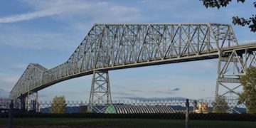 The Lewis and Clark Bridge between Rainier and Longview, Washington will close for up to eight days beginning July 16 for bridge deck repairs