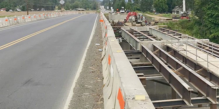 Melrose Road will be closed at the South Umpqua River from 9 a.m. to 4 p.m. on June 19, due to work on the Conn Ford Bridge replacement project