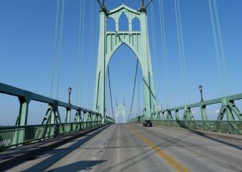 The St. Johns Bridge will close for five nights starting 10 p.m. Monday, Feb 5 for maintenance and bridge inspections