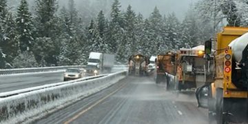 Crews continue working around the clock to keep highways open and reopen those closed by ice and downed trees and power lines across Oregon, ODOT officials say