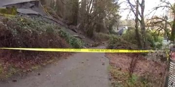 Landslide Hits Portland’s Rocky Butte Neighborhood Amid Strong Storms