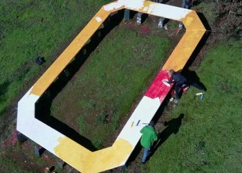 Vandalism of Oregon ‘O’ at Skinner Butte Park Promptly Repaired by Community Members