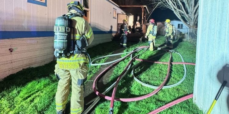 Corvallis Firefighters Contain House Fire, Rescue Pets After Smoke Detector Alerts Resident