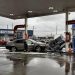 Car Crash at Junction City Gas Station Causes Fire, Damages Pump