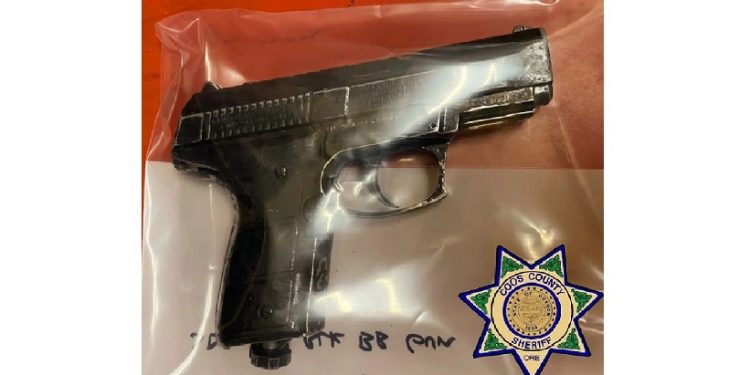 Coos Bay Man Arrested After Allegedly Threatening People with BB Gun