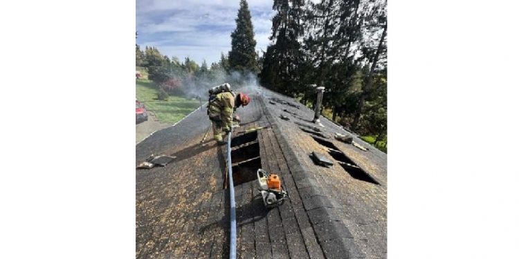Firefighters Quickly Extinguish House Fire in Brownsville, Oregon