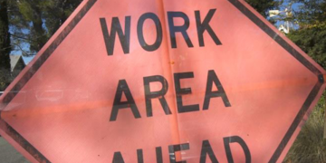 Crosswalk installation limits access on 37th Street in Astoria July 29