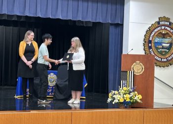 Astoria Police Department recognizes dispatcher for completing state training academy